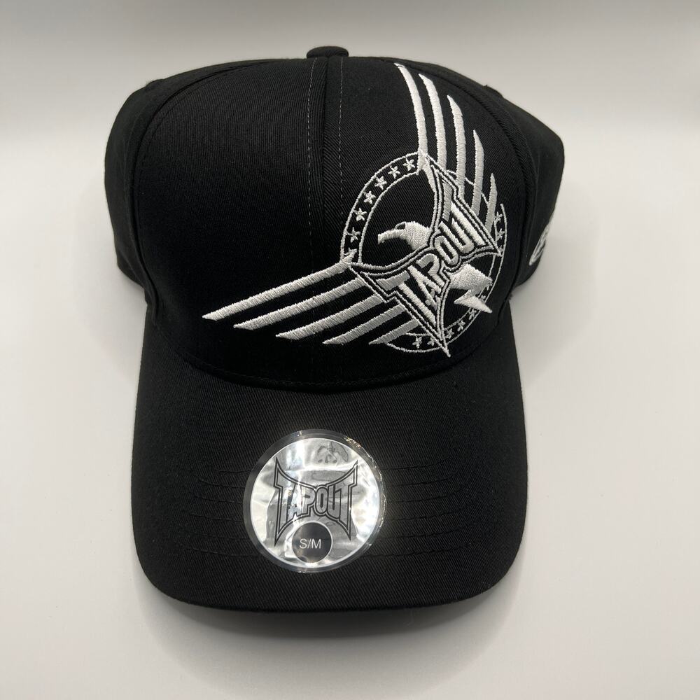 Tapout Hat Bud Light Black White Baseball Hat Cap Small Medium UFC MMA NWT